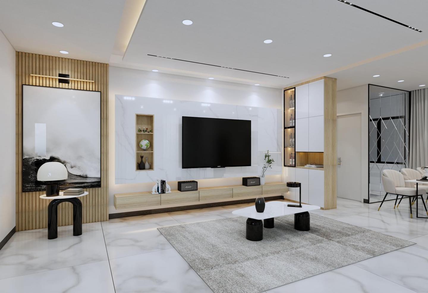 Hãy lựa chọn màu trắng cho thiết kế nội thất nhà ở của bạn